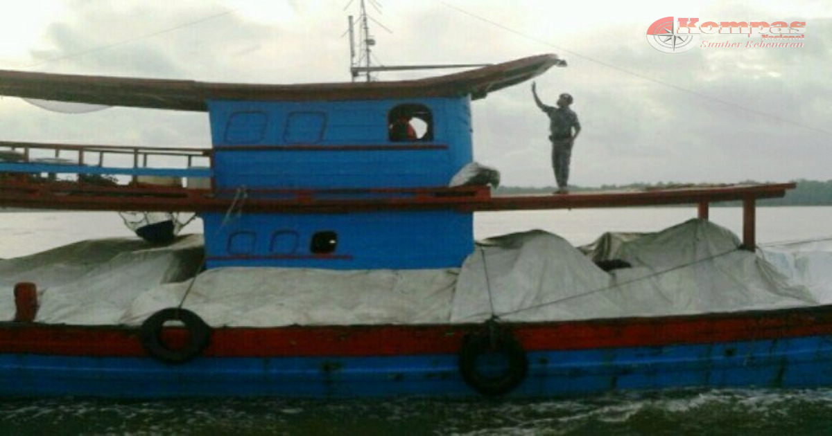 Kapal Penyelundup 200 Bal Monza dan 4 Ton Bawang Ilegal Ditangkap -kompasnasional