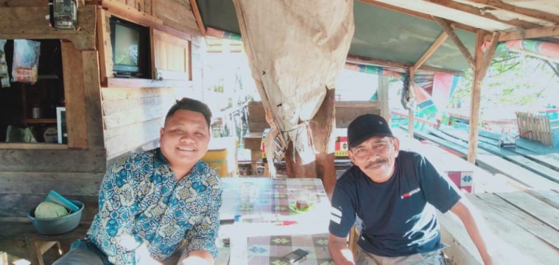Ketua KNTM Sibolga Ikhmalluddin Lubis atau akrab disapa Immad Lubis bersama dengan Raju Firmanda Hutagalung