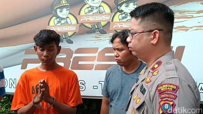 Foto Otak Pelaku Begal Bersamurai di Medan