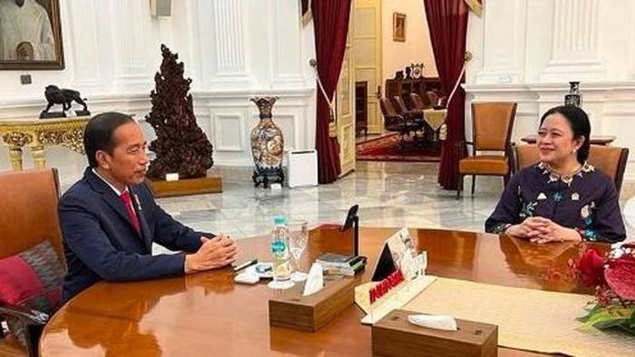 Momen Kebersamaa Presiden Jokowi dan Puan Maharani