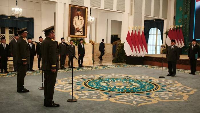 Pelantikan di Istana Kepresidenan